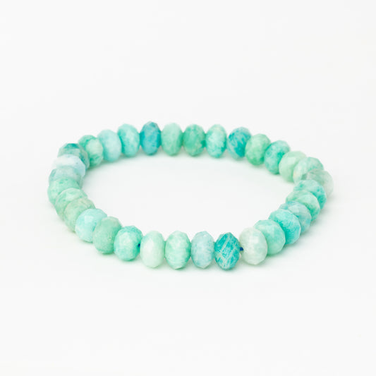 Amazonite Faceted Bracelet