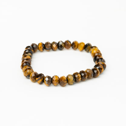 Tiger Eye Faceted Bracelet